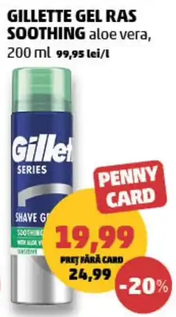 Penny Gillette gel ras soothing aloe vera Ofertă