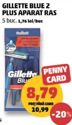 Penny Gillette Blue 2 Plus aparat ras Ofertă