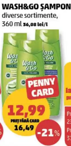 Penny Wash&Go șampon Ofertă