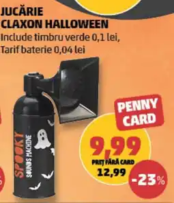 Penny Penny Card Claxon Halloween Ofertă