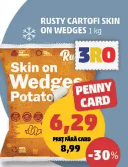 Penny Rusty skin on wedges potato Ofertă