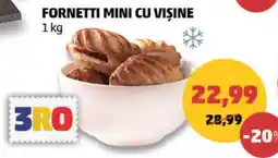 Penny 3RO fornetti mini cu vișine Ofertă