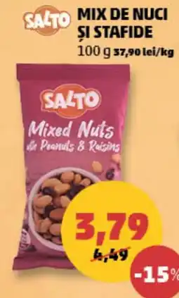 Penny Salto mix de nuci și stafide Ofertă