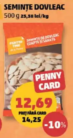 Penny Penny seminte dovleac Ofertă