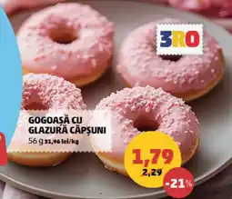 Penny 3RO gogoasă cu glazură căpșuni Ofertă
