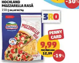 Penny Hochland mozzarella rasă Ofertă