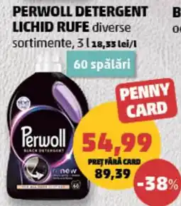 Penny Perwoll lichid rufe diverse sortimente Ofertă