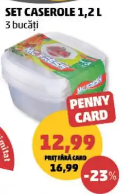 Penny McFresh set caserole Ofertă