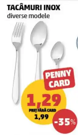 Penny Penny Card tacâmuri inox diverse modele Ofertă