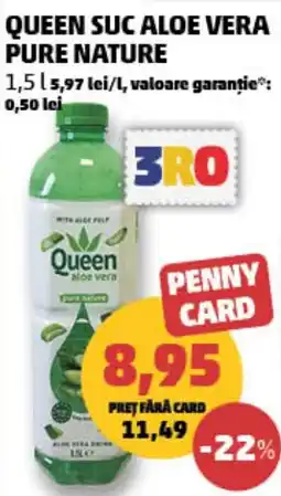 Penny Queen suc aloe vera pure nature Ofertă