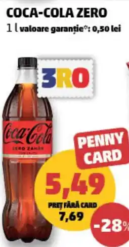 Penny Coca-Cola Zero Ofertă