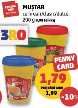 Penny Penny muștar cu hrean/clasic/dulce Ofertă