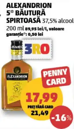 Penny alexandron 5* băutură spirtoasă Ofertă