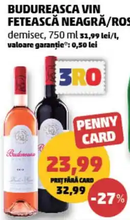 Penny Budureasca vin feteasca neagra/ros Ofertă