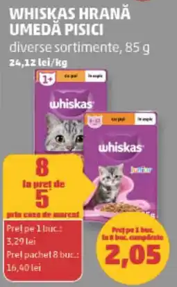 Penny whiskas hrană umedă pisici Ofertă