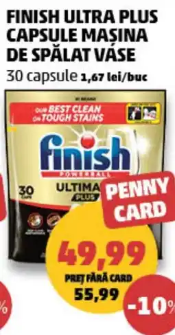 Penny Finish capsule mașina de spălat vase Ofertă