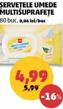 Penny Servetele umede multișuprafete Ofertă