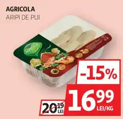 Auchan Agricola aripi de pui Ofertă