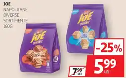 Auchan Joe napolitane diverse sortimente Ofertă