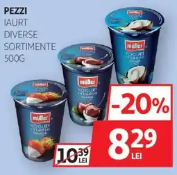 Auchan müller iaurt diverse sortimente Ofertă