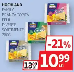 Auchan Hochland brânză topită felii Ofertă