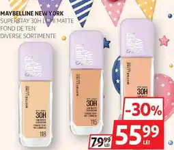 Auchan Maybelline New York Superstay 30H Lumi Matte Ofertă