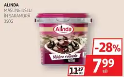 Auchan Alinda măsline uslu în saramură Ofertă
