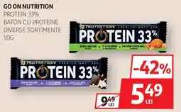 Auchan Go on nutrition baton cu proteine Ofertă