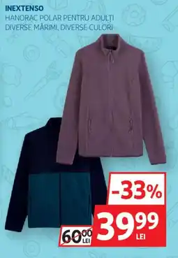 Auchan Inextenso hanorac polar pentru adulti Ofertă