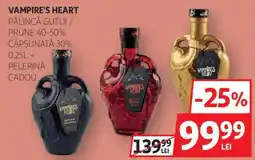Auchan Vampire's Heart Pălincă Gutui / Prune 40-50% Căpșunată 30% Ofertă