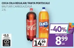 Auchan Coca Cola Regular Fanta Portocale Ofertă