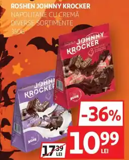 Auchan Roshen Johnny Krocker napolitane cu cremă Ofertă