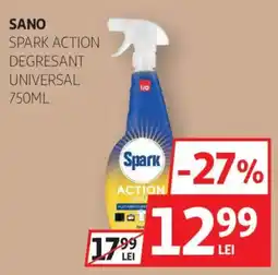 Auchan Sano spark action degresant universal Ofertă