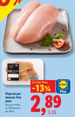Lidl Piept de pui dezosat, fără piele Ofertă