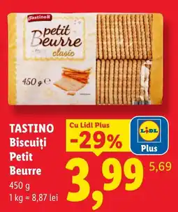 Lidl Tastino biscuiti petit beurre Ofertă
