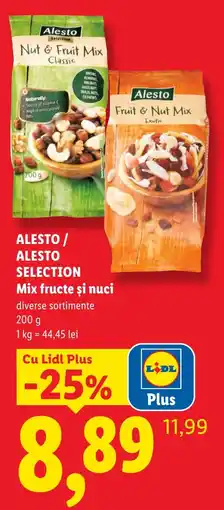 Lidl Alesto mix fructe și nuci Ofertă