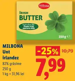Lidl Milbona unt irlandez Ofertă