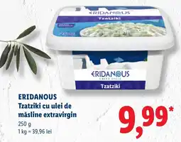 Lidl Eridanous Tzatziki cu ulei de măsline extravirgin Ofertă