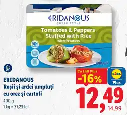 Lidl Eridanous roșii și ardei umpluți cu orez și cartofi Ofertă