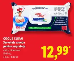 Lidl Cool & Clean Șervețele umede pentru suprafețe Ofertă