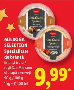 Lidl Milbona selection specialitate de brânză Ofertă