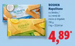 Lidl Roshen Napolitane Ofertă