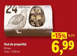 Lidl Ouă de prepeliță Ofertă