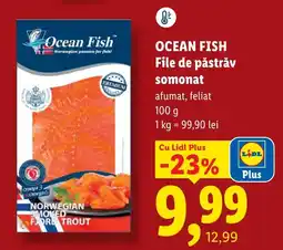 Lidl Ocean Fish File de păstrăv somonat Ofertă
