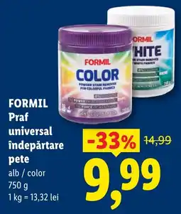 Lidl Formil praf universal îndepărtare pete Ofertă