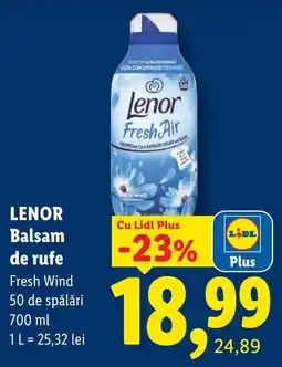Lidl Lenor Balsam de rufe Ofertă