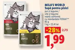 Lidl Mila's World Supă pentru pisici Ofertă