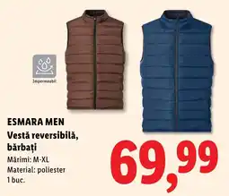 Lidl Esmara Men vesta reversibila, bărbați Ofertă