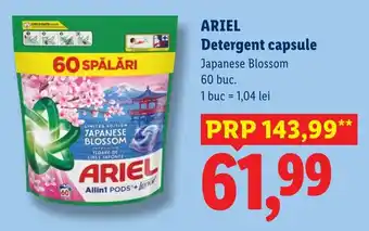 Ariel detergent capsule japanese blossom