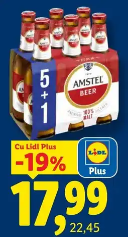 Lidl Amstel beer Ofertă